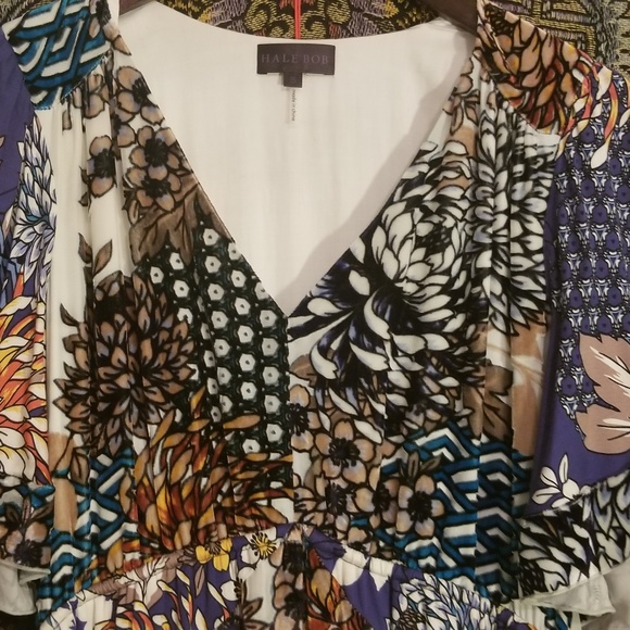 Hale Bob Gorgeous Velvet Silk Maxi Dress - Picture 2 of 6